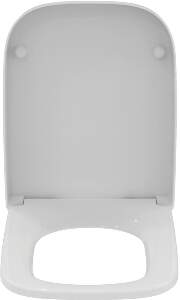 Capac WC Ideal Standard i.life A Square cu inchidere lenta, alb - T453101
